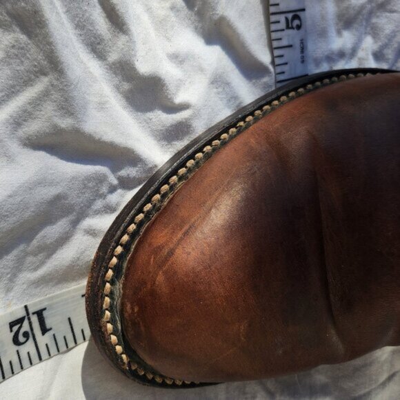 Hondo boots size 9D brown/camel tan leather - Picture 11 of 11